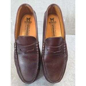 Mephisto Air Relax Spinnaker Mens 12 Cap Vert Penny Loafer Shoes Moccasin Stitch
